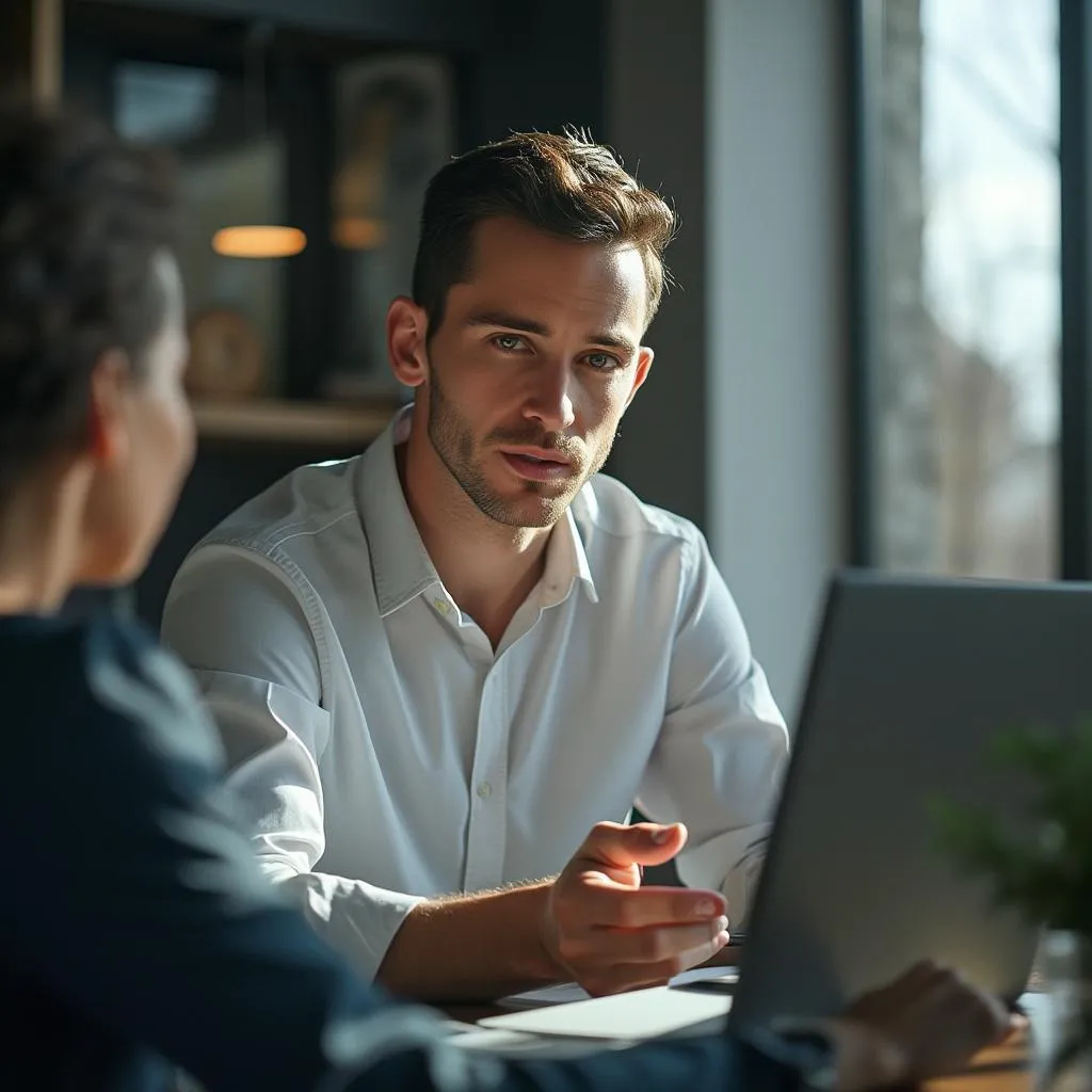 Trabajo en equipo durante sesión de desarrollo de modelo de negocio